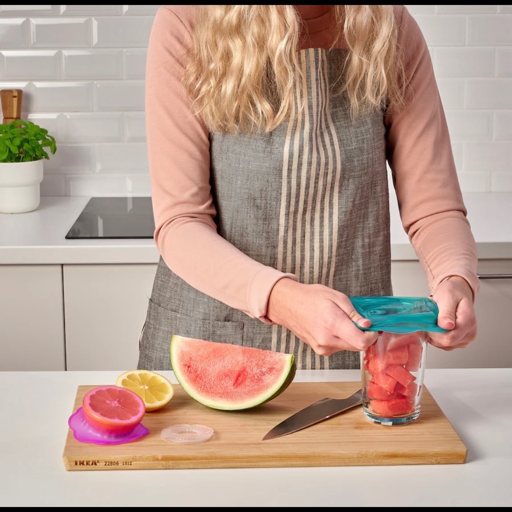 IKEA ÖVERMÄTT
Food cover, set of 3, silicone multicolor (2 boxes) - Picture 4 of 9